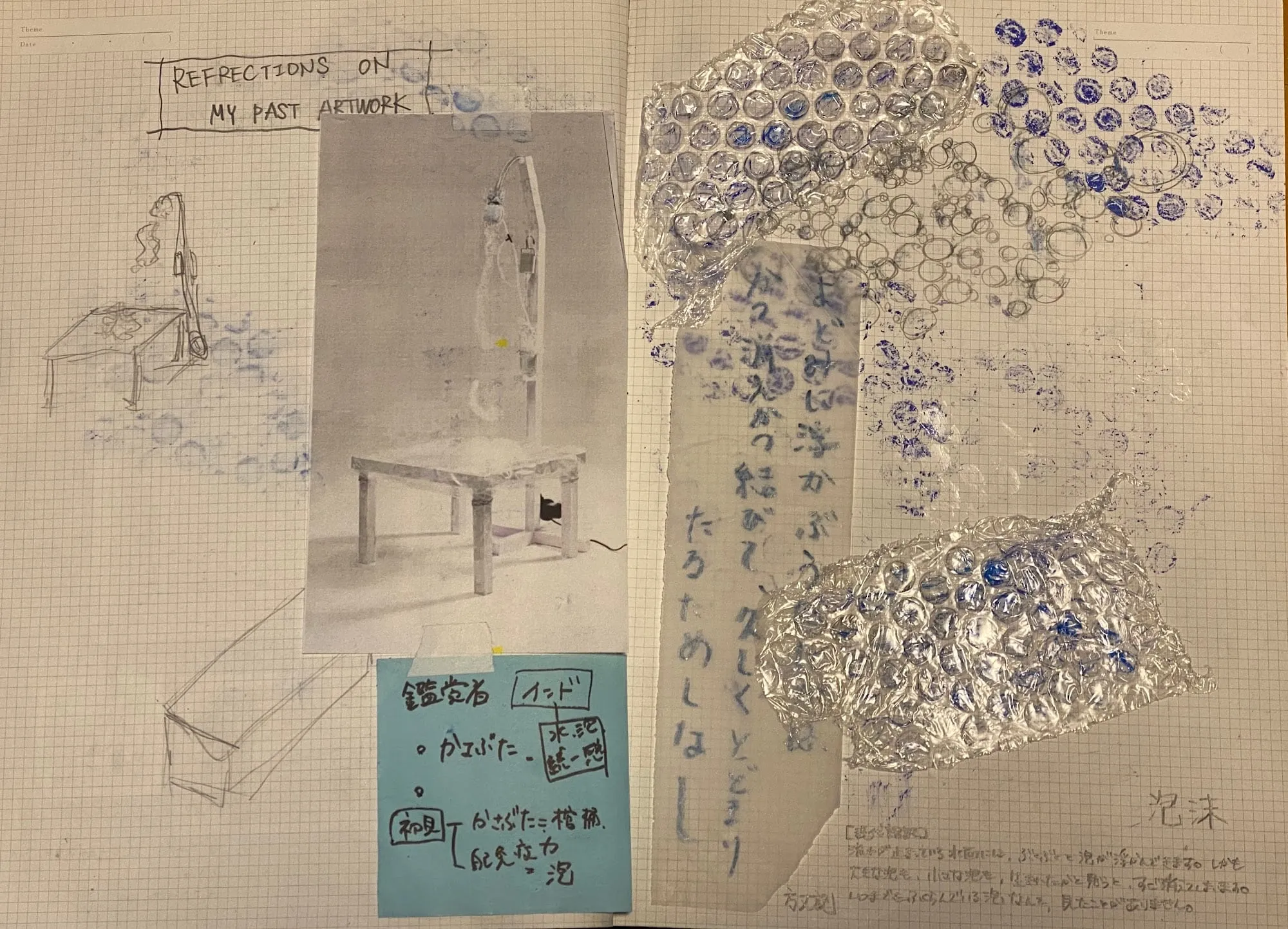 慶應義塾大学『DIS:SOLVE とくとかとうとか』展参加 制作過程 1
