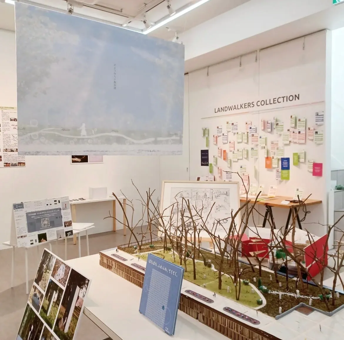 弘重ギャラリーにて「石川初研究室成果展示『Landwalk-10』」参加
