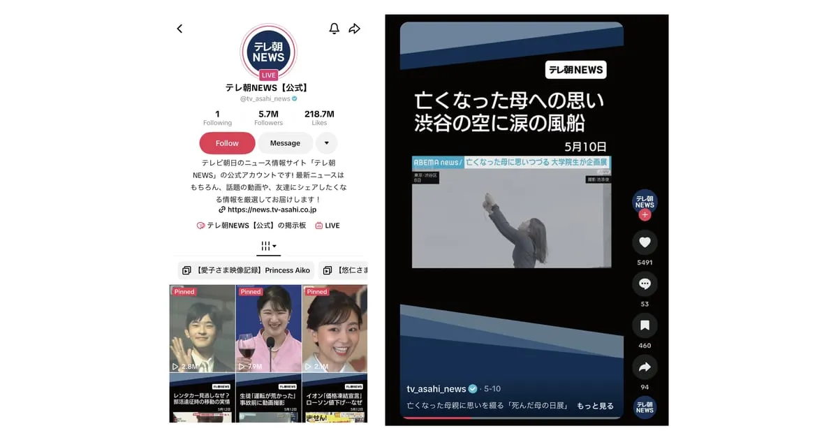 亡くなった母親に思いを綴る「死んだ母の日展」開催　渋谷の上空にバルーンも